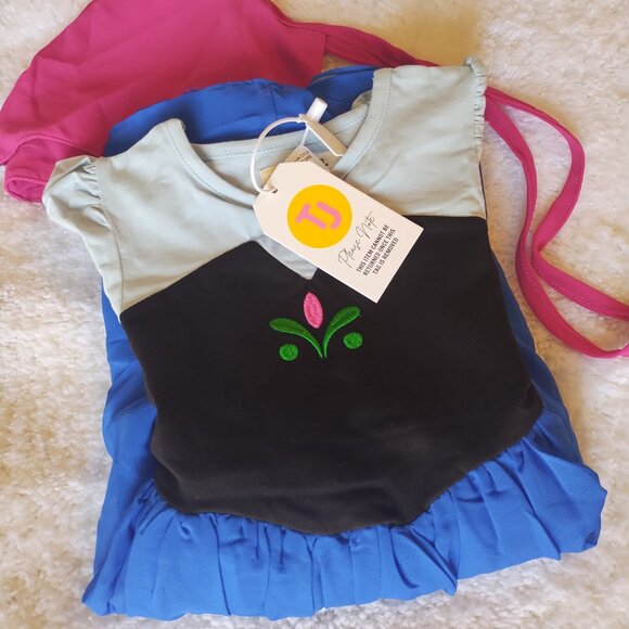 Taylor Joelle "Frozen" Snowdrift Adventure Dress & Cape - Picture 8 of 8